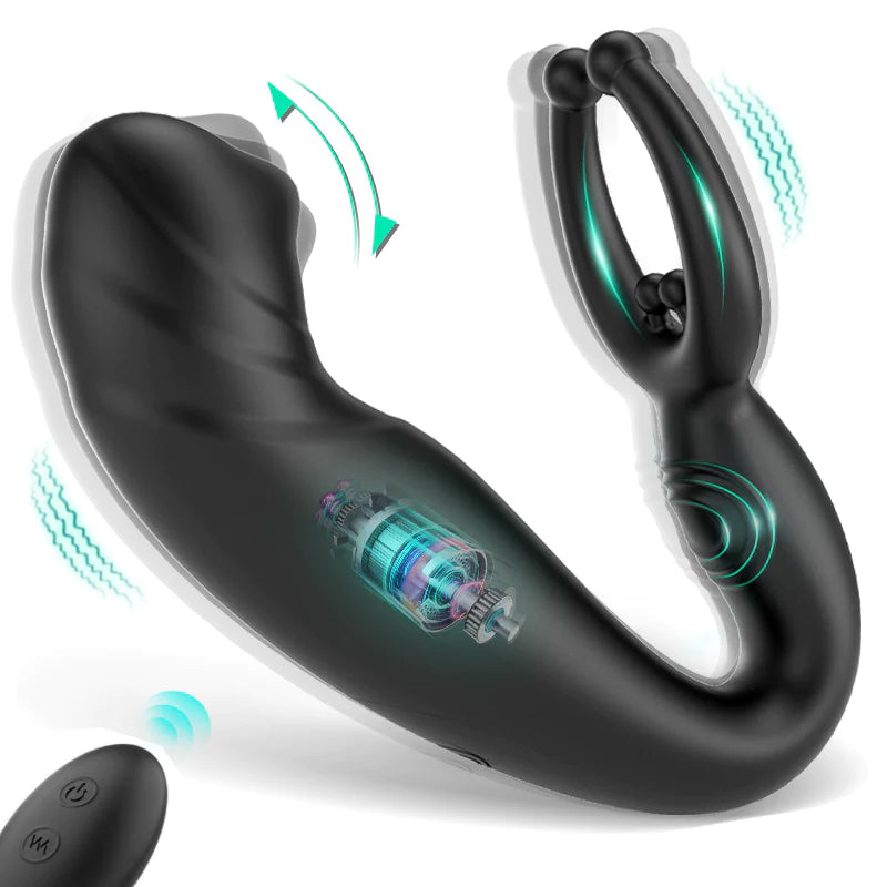 bead massage p-spot 9 vibrating prostate massager Coconut Oil As A Sex Lubricant main image 0