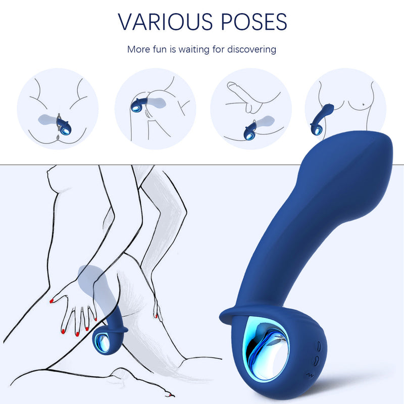 10 Modes G-spot Anal Vibrator Automatic Inflatable Prostate Massager - xbelo