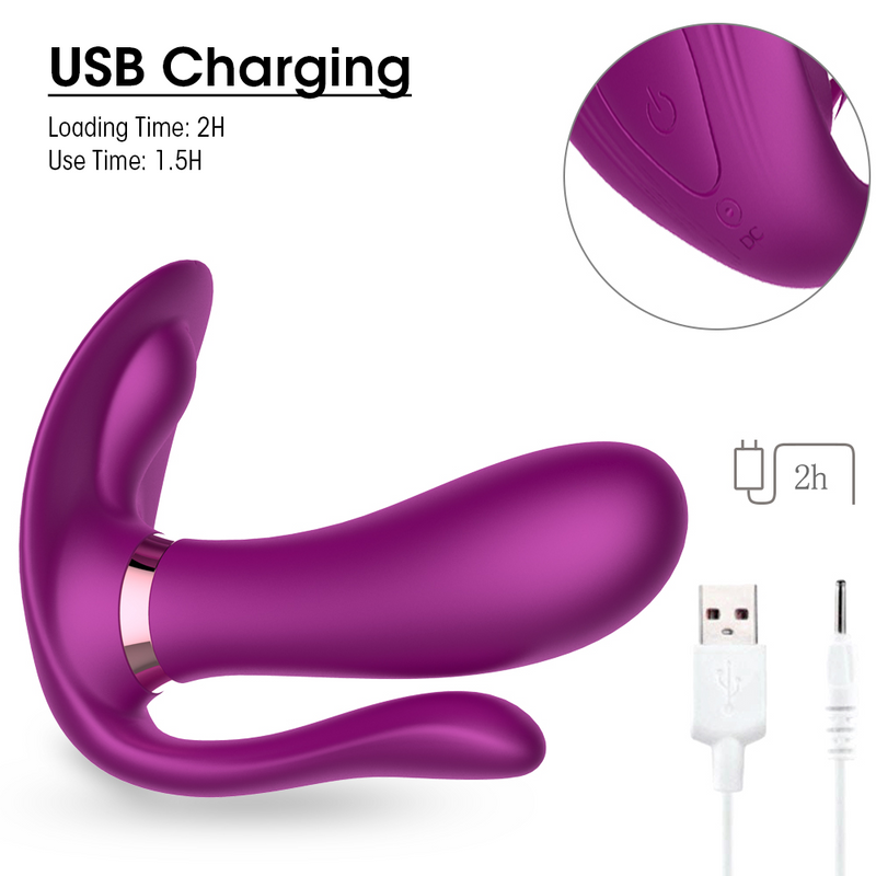 3 IN 1 Anal Vibrator Butt Plug With 9 Frequency Vibration - xbelo