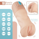 Beate - 5 Sucking & 10 Vibrating Vagina Masturbation Cup