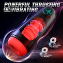 2023 New 8 Vibrating and Thrusting Modes Male Masturbators with LCD Display