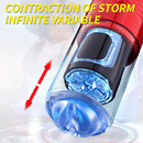 Oversized Storm Telescopic 6-speed Timing Function Smart Masturbation Cup