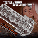 S-HANDE Vibration 9 Mode Suction Penis Pump-Crystal Clear