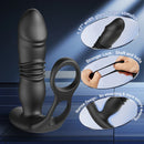 3 -Thrusting & 12 -Vibrating Cock Rings Prostate Massager