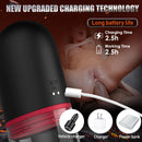 S-HANDE Vibration 9 Mode Suction Penis Pump-Crystal Clear