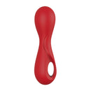 10 Powerful Vibrational Modes Finger Massager in Red - xbelo