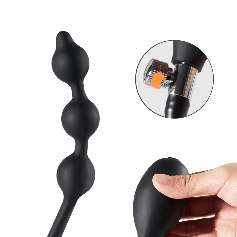 U-EURICH Silicone Inflatable Butt Plug For Couple & Beginners