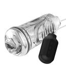 Automatic Suction and Vibrating Elastic Transparent Masturbator - xbelo