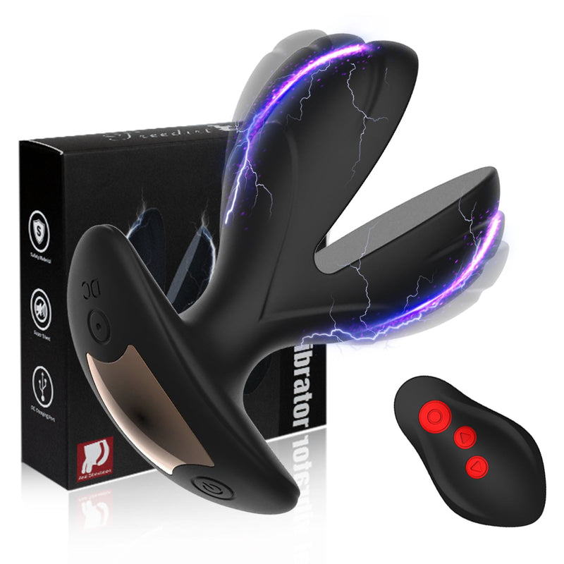 Monster Expansion Anal Plug with Electric Shock Pulse Vibrator - xbelo