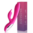 2 In 1 Clitoral Tongue Nipple Licking Sucking Thrusting Machine Vibrator - xbelo