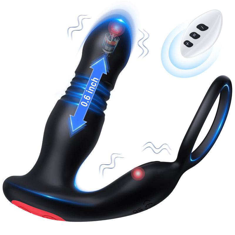 3 IN 1 Remote Control Prostate Massager Anal Vibrator - xbelo