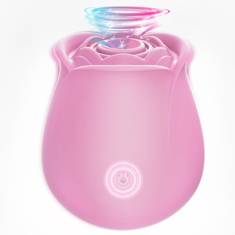 10 Suction Oral Sex Rose Clitoral Stimulator Vibrator - xbelo