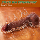 Neil 9 Vibrating 3 Telescoping Swing Realistic Dildo Vibrator 8.86 INCH - xbelo