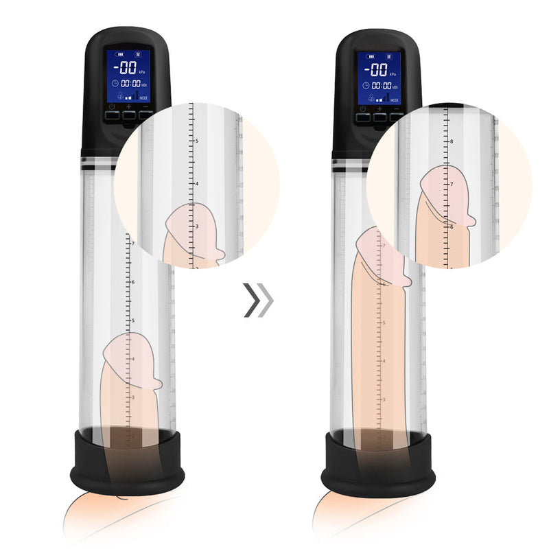 LCD Automatic Vacuum Penis Pump - xbelo