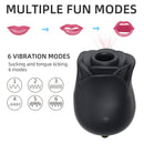 Rends Rose Toy Tongue & Sucking Vibrator - xbelo