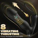 Volcano 8-band Telescopic Vibration Remote Control Prostate Massager