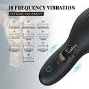 10 Vibrating Wrapped Solo Stroke Penis Head Pleaser - xbelo