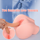 3D Realistic Male Ass Masturbator with Virgin Vagina & Anal Stroker - xbelo