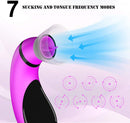 7 Sucking Modes Clitoris Sucker Vibrators Tongue Stimulation - xbelo