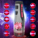 Automatic Masturbation Cup with Led Display Screen 10 Thrusts Rotations - xbelo