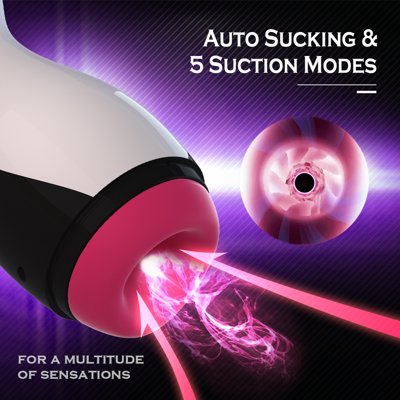 5 Suction Modes Auto Vacuum Masturbator - xbelo