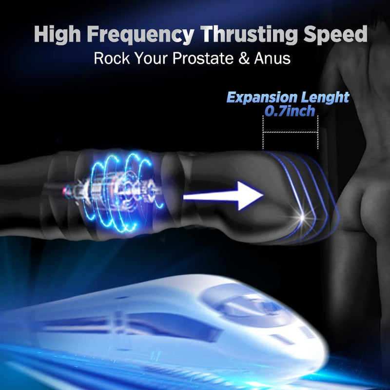 7 Thrusting & Vibration Modes Anal Vibrator Prostate Massager - xbelo