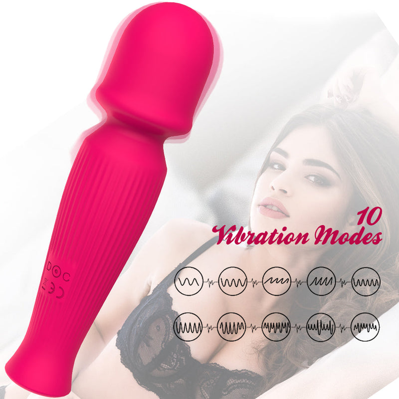 Sex Toys Massager with 10 Powerful Vibration Modes In Red - xbelo