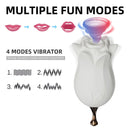 Rose G-Spot Stimulator With 4 Frequency & 4 Sucking Modes - xbelo