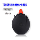 Rose Wireless Remote Control Tongue & Sucking Vibrator - xbelo