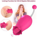 2 in 1 Licking & High-Frequency Clitoral Vibrator - xbelo