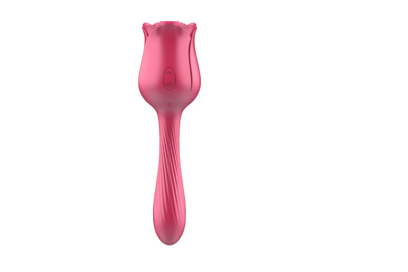 2in1 Rose Toy Sucking Clitoral Vibrator - xbelo