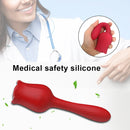 2in1 Rose Toy Sucking Clitoral Vibrator - xbelo