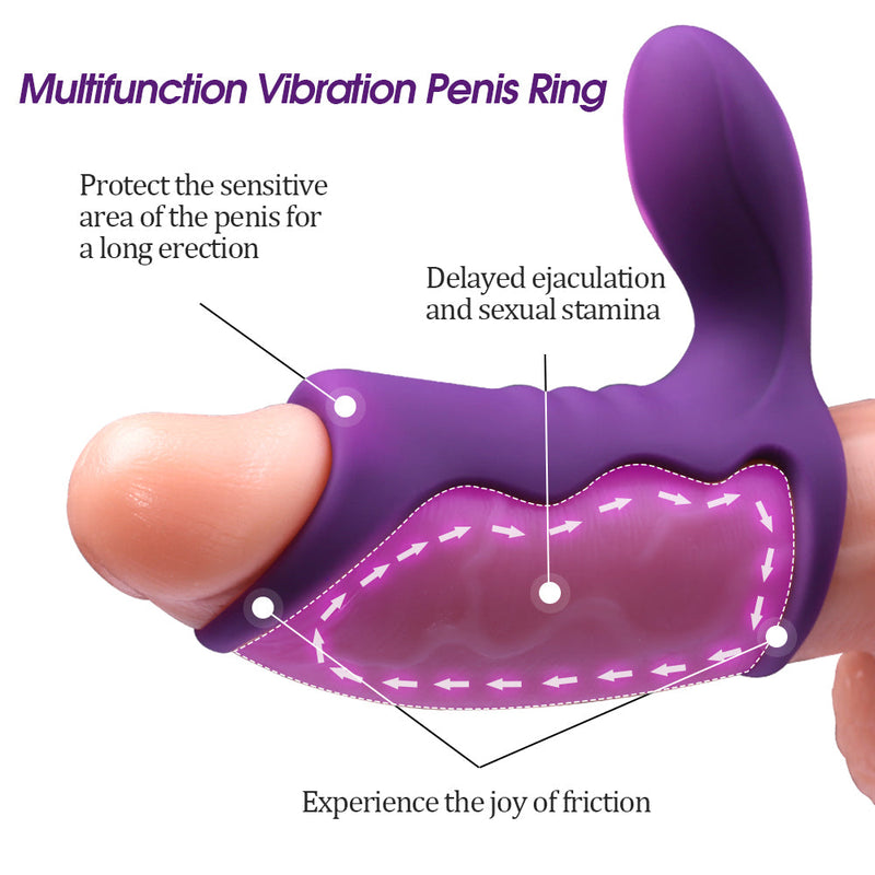 10 Frequencies Vibration Penis Ring - xbelo