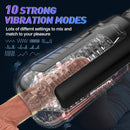 10 Vibration Modes 4 Vacuum Suction Automatic Masturbator - xbelo