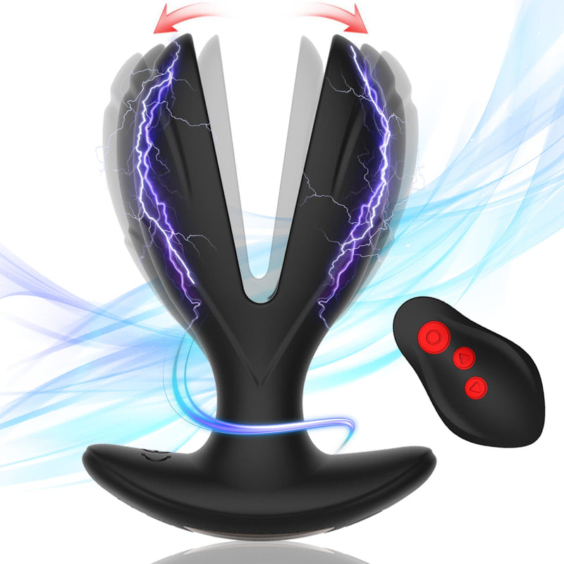 Monster Expansion Anal Plug with Electric Shock Pulse Vibrator Monster Expansion Anal Plug with Electric Shock Pulse Vibrator