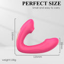 10 Vibration Modes G Spot Clitoral Licking Vibrator-Red - xbelo