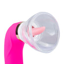 Double Stimulation Clitoral Sucking Tongue Vibrator-Red - xbelo