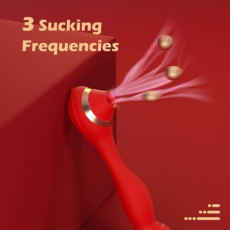 Finger Sucking Vibrator G Spot with 3 Sucking Modes and 7 Vibrating Modes - xbelo
