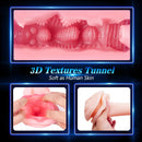 3D Realistic Stroker Masturbator Cup with 7 Thrusting Modes - xbelo