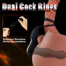 THOR 3 Thrusting 10 Vibrating Dual Cock Rings Prostate Massager