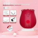 10 Suction Oral Sex Rose Clitoral Stimulator Vibrator - xbelo