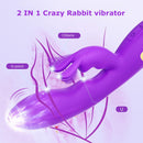 10 Speeds Triple G-spot Rabbit Anal Vibrator - xbelo