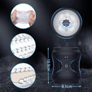 Waterproof Crystal Ribbed Strokers Pocket Pussy Vagina Male Masturbator Cup - xbelo