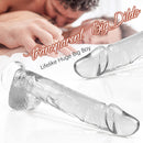 12 Inch Big Boy Dildo in Crystal Clear - xbelo