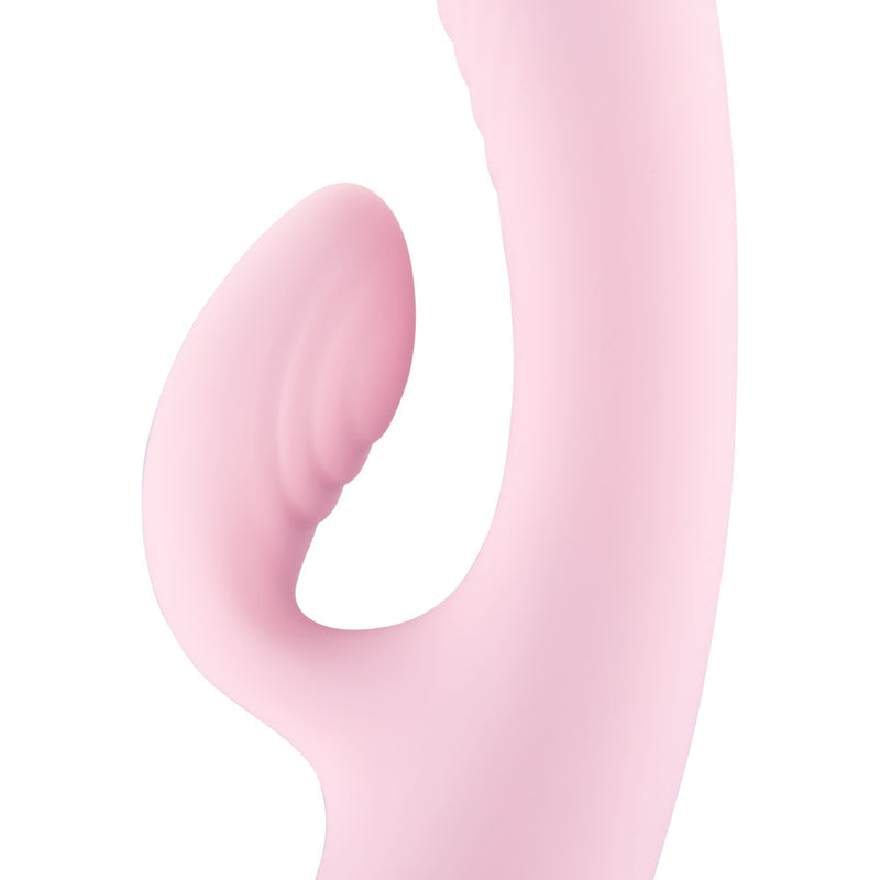 Heating Handheld Massager Vibrator-Pink - xbelo