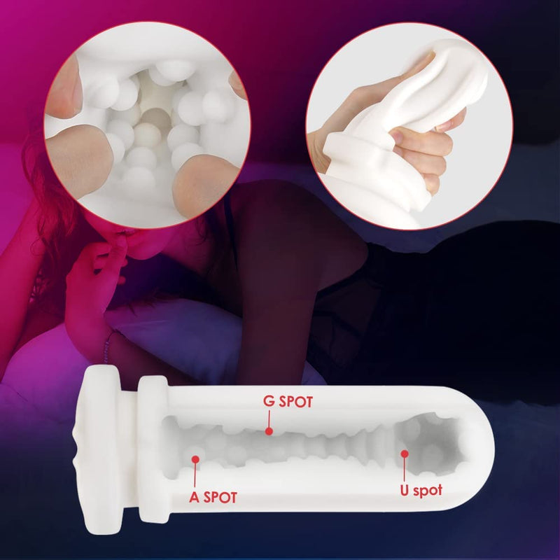 Automatic Sucking Male Masturbator Cup with Heating Suction 5 Vibrations - xbelo