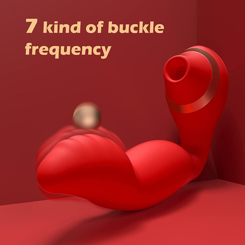 Finger Sucking Vibrator G Spot with 3 Sucking Modes and 7 Vibrating Modes - xbelo