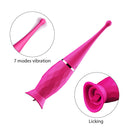 Dual Design G-Spot Mini Tongue Vibrator with Rabbit Ear - xbelo