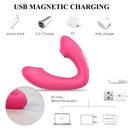 10 Vibration Modes G Spot Clitoral Licking Vibrator-Red - xbelo