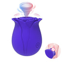Multicolor Rose Vibrator With 10 Sucking Modes - xbelo